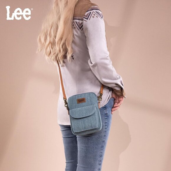 x Lee Crossbody Bags for Women Small Denim Trendy Purses Travel Shoulder Handbag - Picture 2 of 6